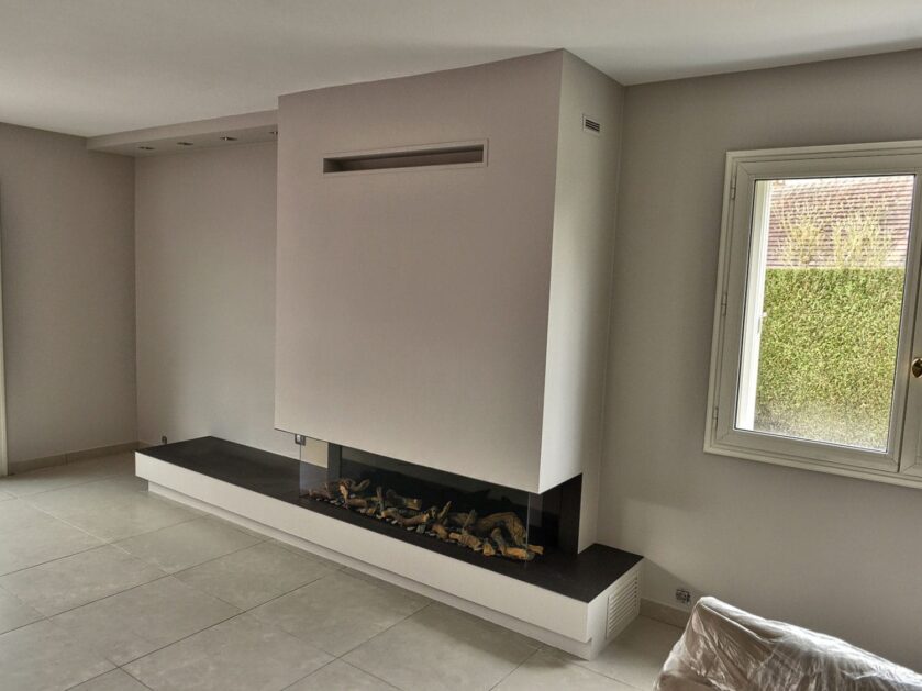 Rénovation d'une cheminée gaz à Evreux