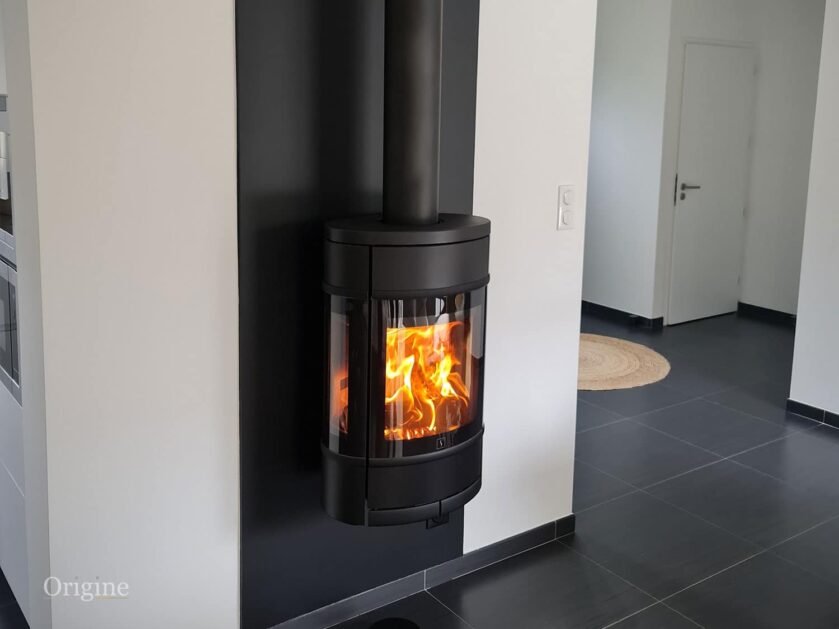 installation poele bois maison neuve gouy