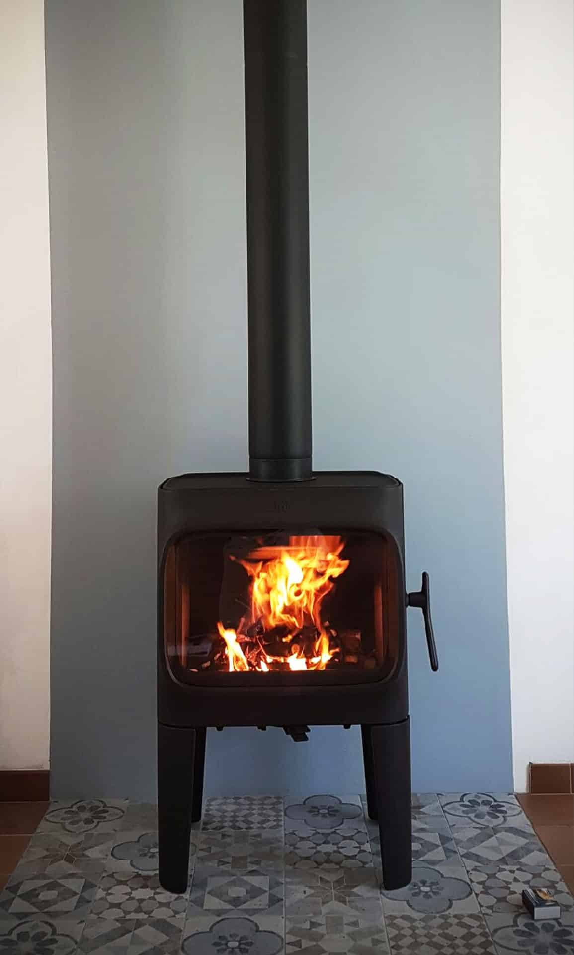 poele bois design houppeville